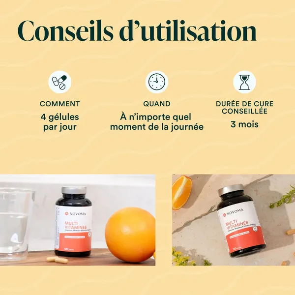 Novoma Multivitamines gélules