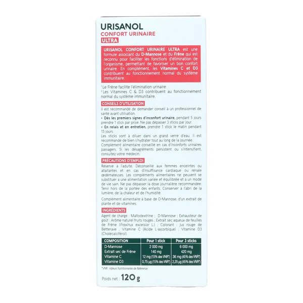 Naturactive Urisanol Confort urinaire Ultra stick