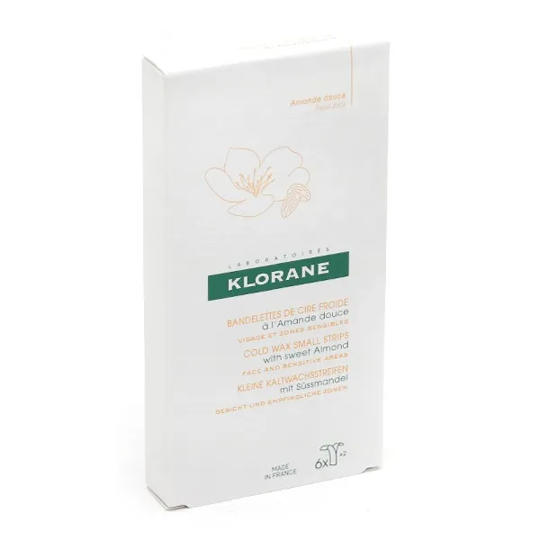 Klorane bande cire froide amande douce