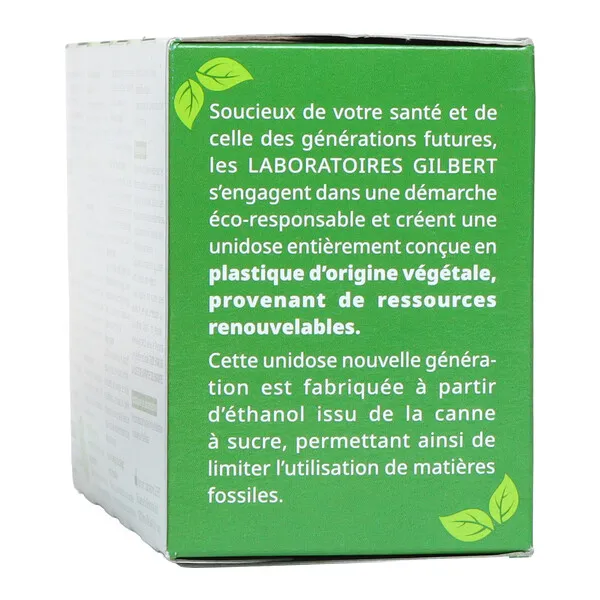 Gilbert Physiodose unidoses en plastique d'origine végétale