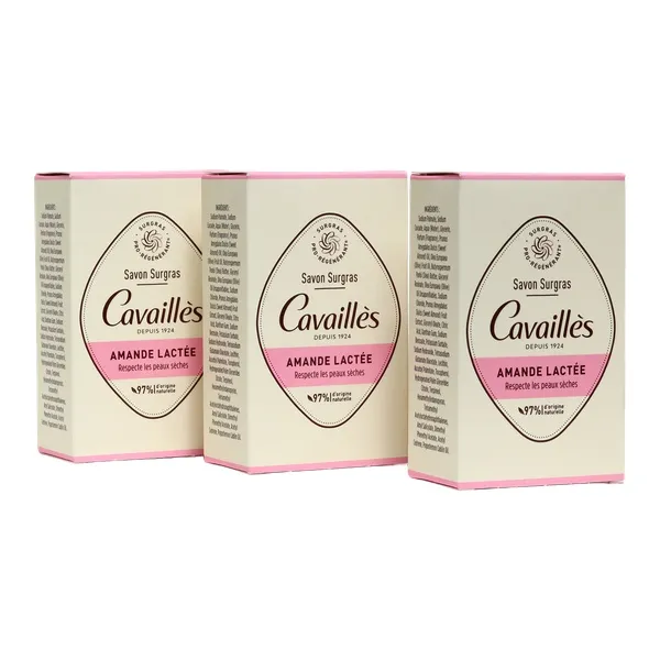 Cavaillès savon surgras amande lactée