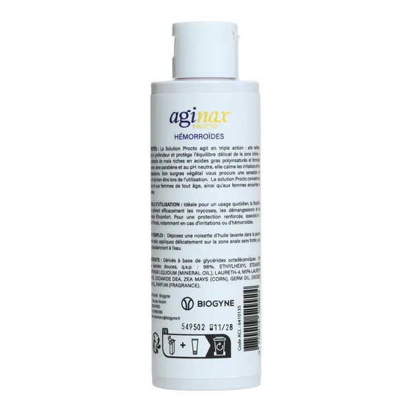 Aginax Procto Huile lavante douce