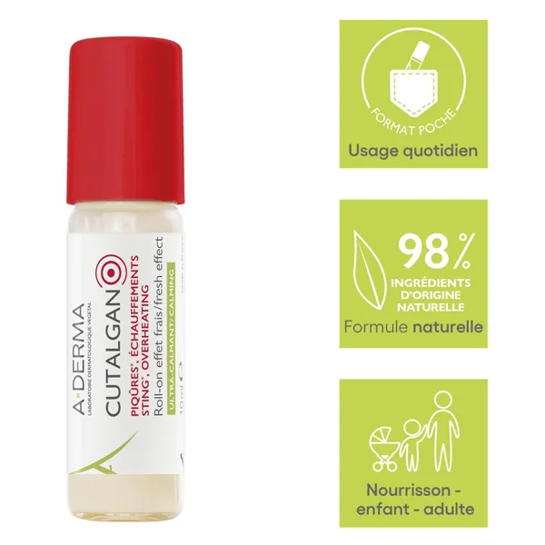 A Derma Cutalgan roll on effet frais