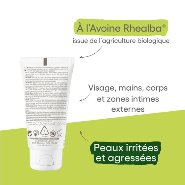 A Derma Dermalibour+ Barrier crème isolante apaisante mains