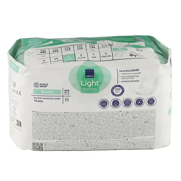 Abena Light premium protections anatomiques 4 gouttes