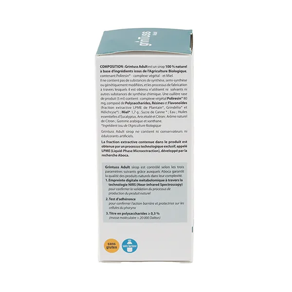 Aboca Grintuss sirop adulte toux sèche et grasse