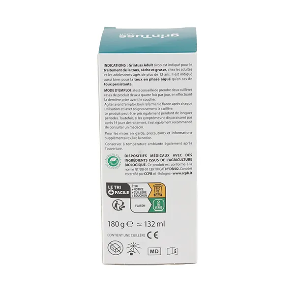 Aboca Grintuss sirop adulte toux sèche et grasse