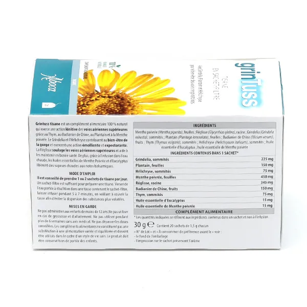 Aboca Grintuss tisane sachets