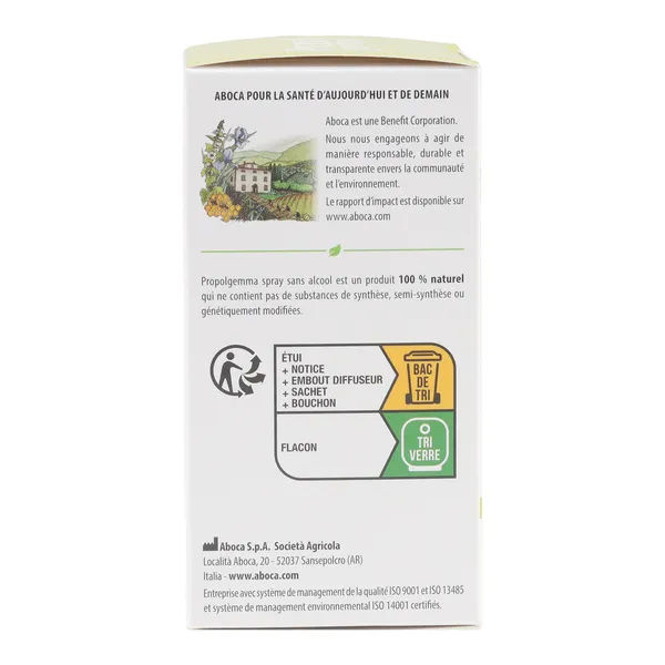 Aboca Propolgemma Spray gorge sans alcool adulte et enfant