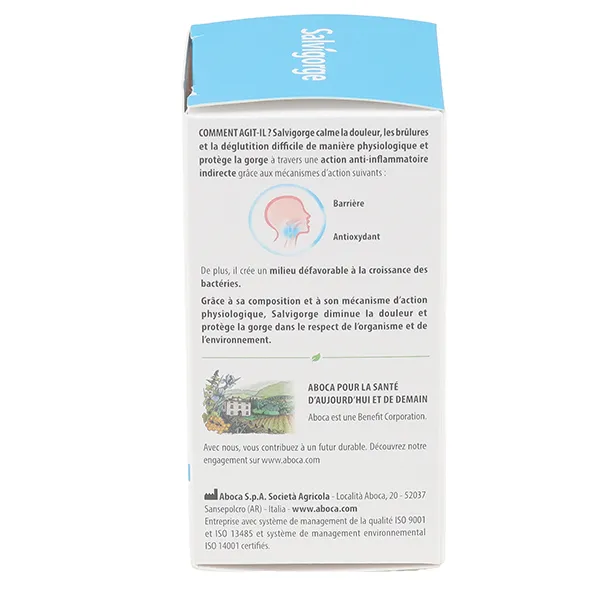 Aboca Salvigorge Spray sans alcool