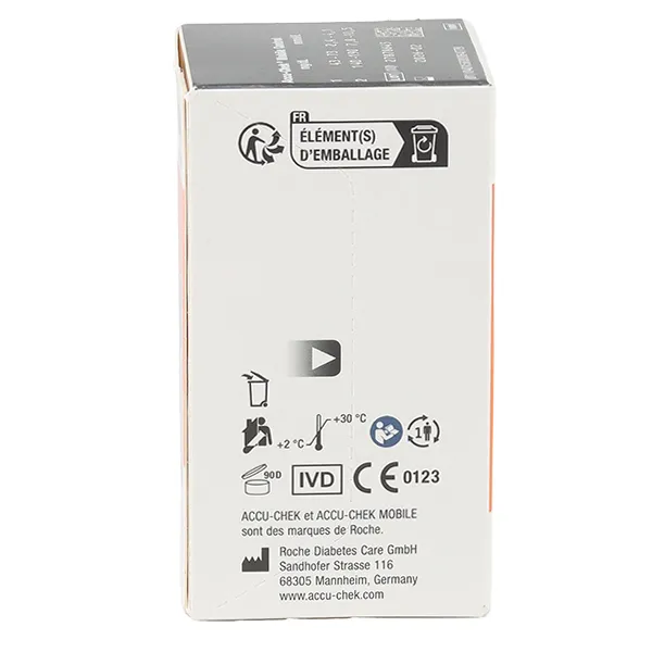 Accu Chek Mobile cassette de 50 tests