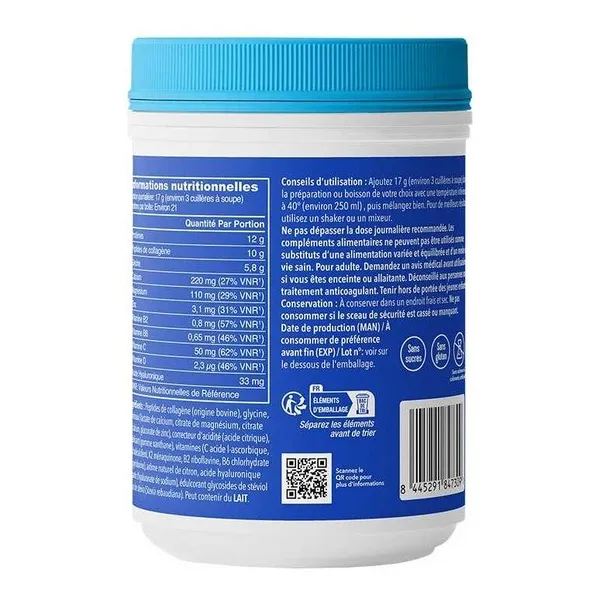 Vital Proteins Active Complex Collagen poudre saveur citron