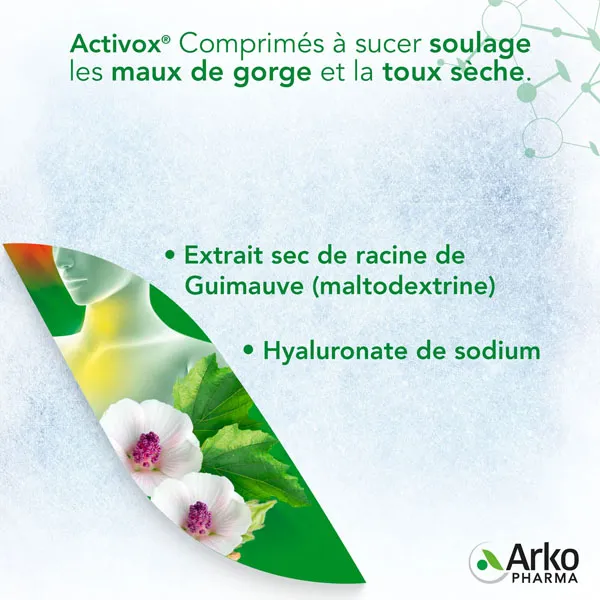 Activox citron comprimés à sucer