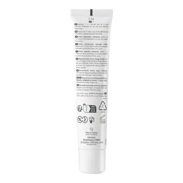 A Derma Epitheliale AH Ultra Crème réparatrice  anti marques SPF 50+