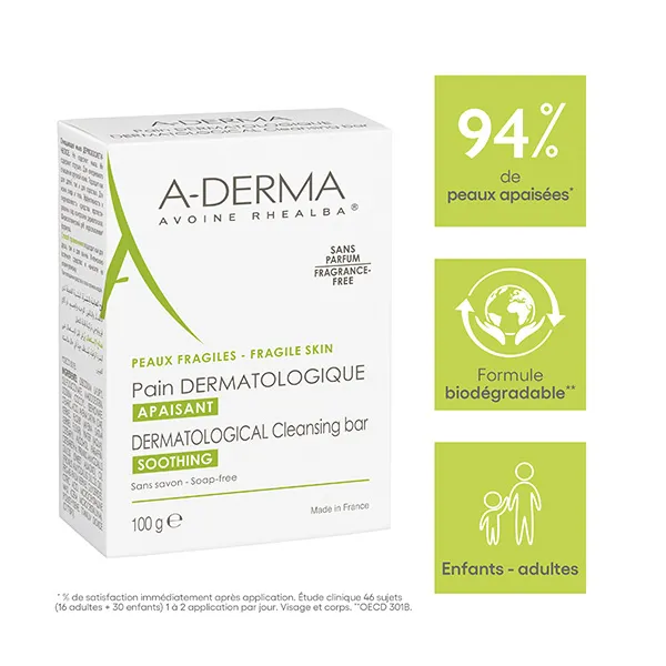 A Derma pain dermatologique apaisant