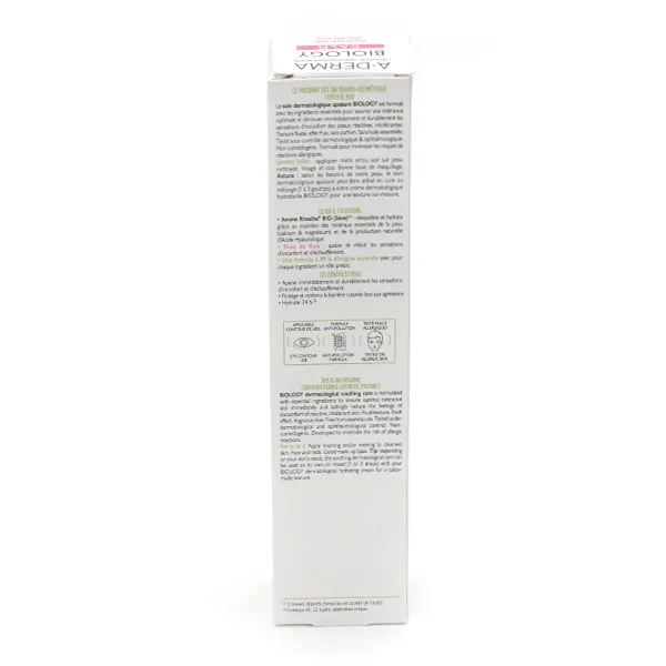 A Derma Biology Calm Soin dermatologique apaisant Bio
