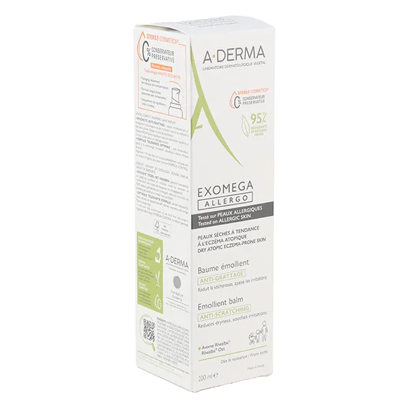 A Derma Exomega Allergo baume émollient