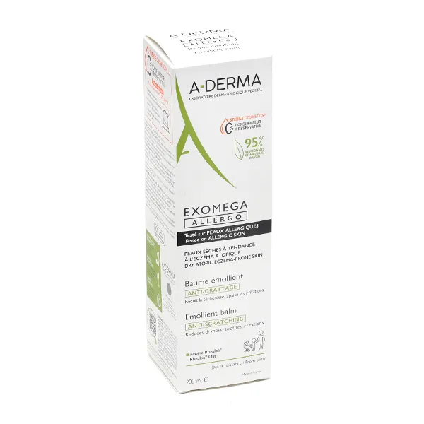 A Derma Exomega Allergo baume émollient