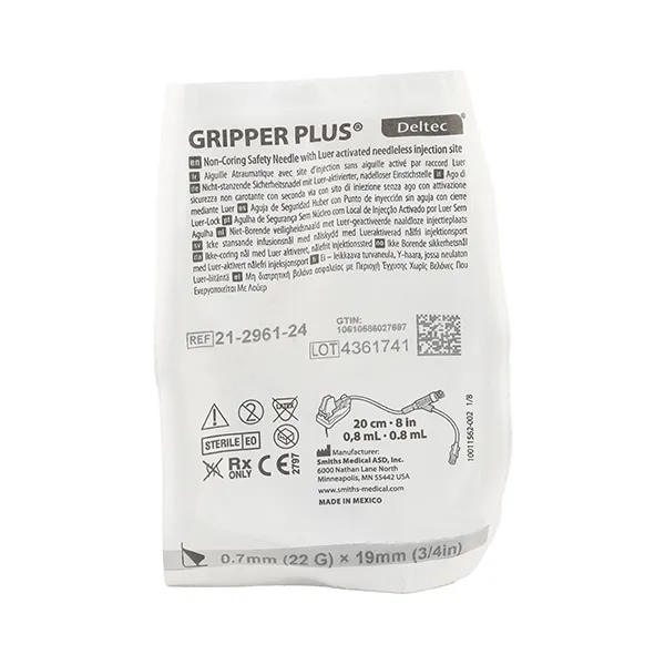 Aiguille de Huber Gripper Plus