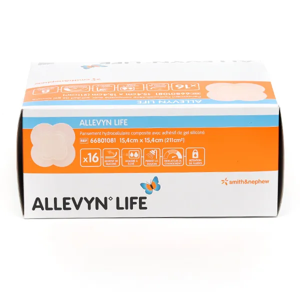 Allevyn Life Carré pansement adhésif siliconé