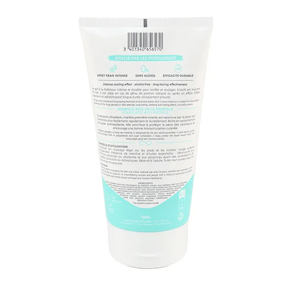 Alvadiem Gel Fraîcheur Jambes Pieds Fatigués