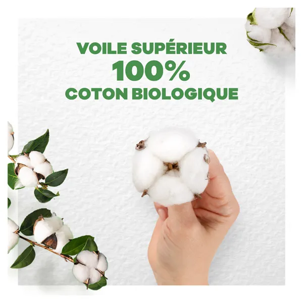 Always Cotton Protection Serviette hygiénique Long Bio