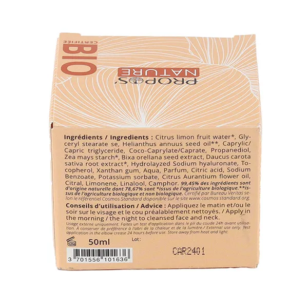Propos Nature Amou'Roucou crème visage bio