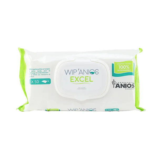 Wip Anios Excel lingettes nettoyantes et désinfectantes