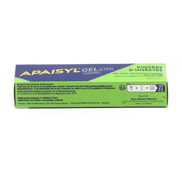 Apaisyl gel piqûres d'insectes