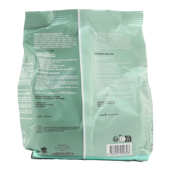 Argiletz Argile verte moulue fine en poudre