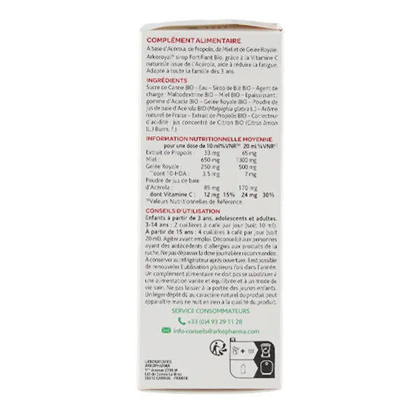 Arkoroyal Junior sirop fortifiant Bio