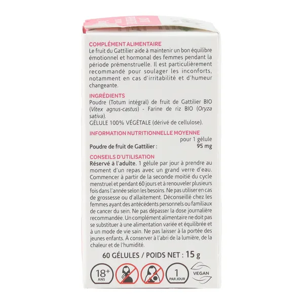 Arkogélules gattilier Bio gélules