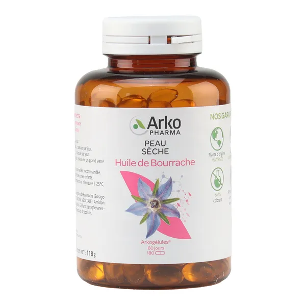 Arkogélules huile de bourrache capsules