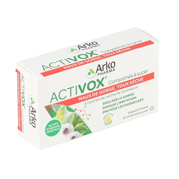 Activox citron comprimés à sucer