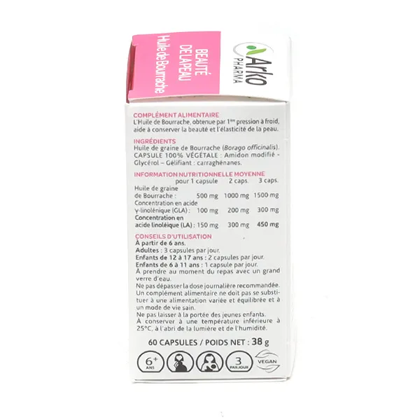 Arkogélules huile de bourrache capsules
