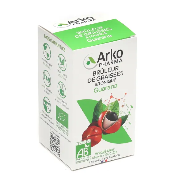 Arkogélules guarana Bio