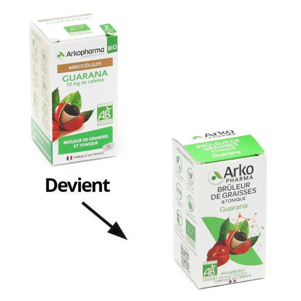 Arkogélules guarana Bio