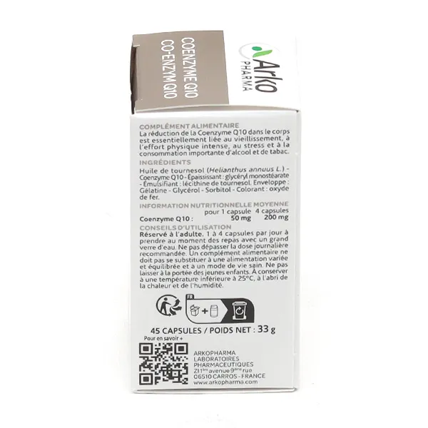 Arkopharma coenzyme Q10 capsules