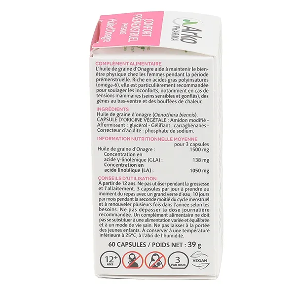 Arkogélules huile d'onagre capsules