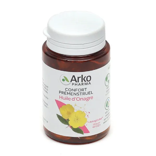 Arkogélules huile d'onagre capsules