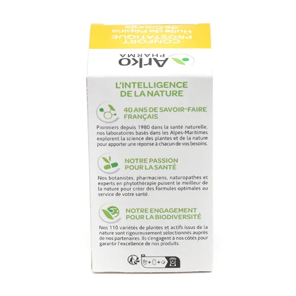 Arkogélules huile de pépins de courge capsules