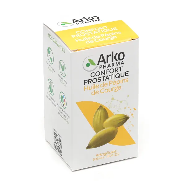 Arkogélules huile de pépins de courge capsules