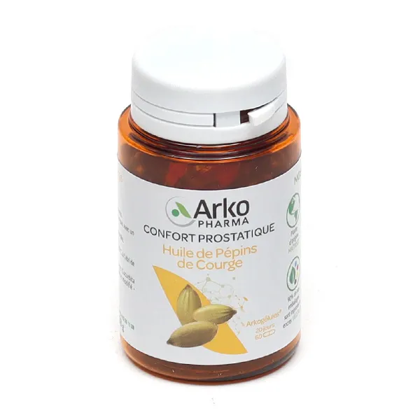 Arkogélules huile de pépins de courge capsules