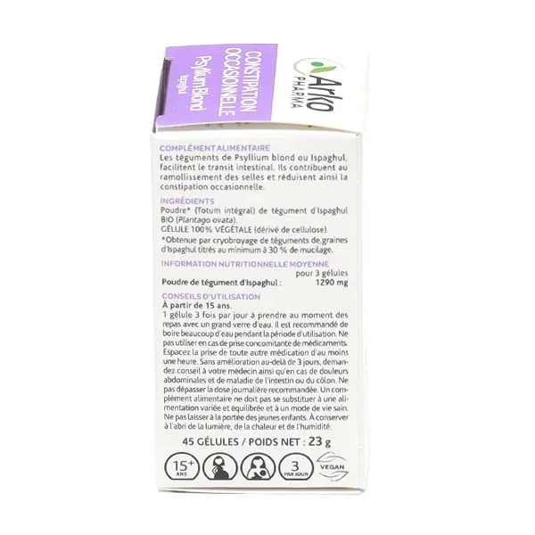 Arkogélules Psyllium blond Bio