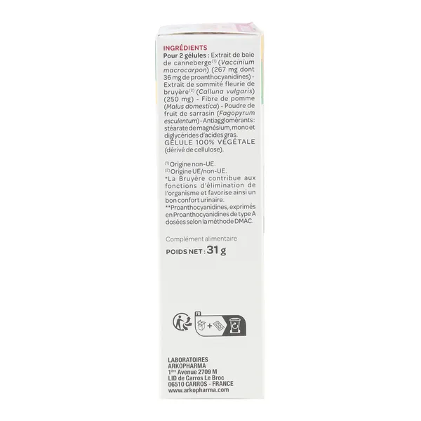 Cys Control Entretien confort urinaire gélules