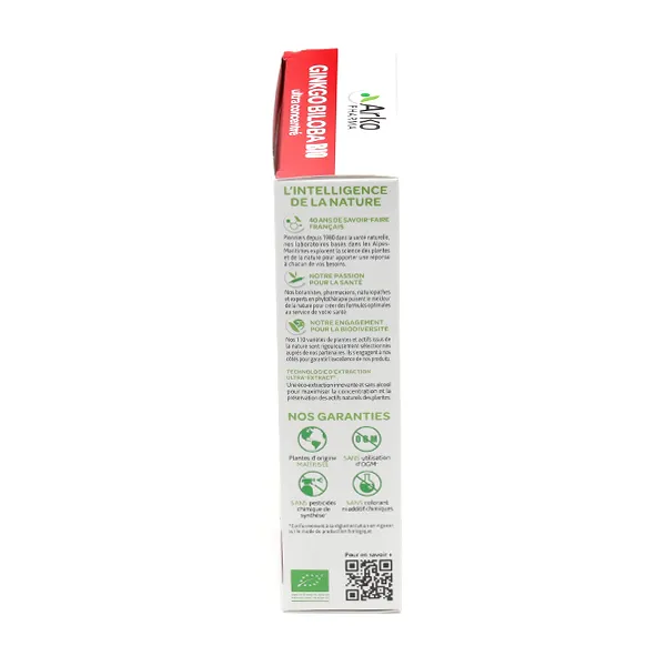 Arkofluides Ginkgo biloba Bio ampoules