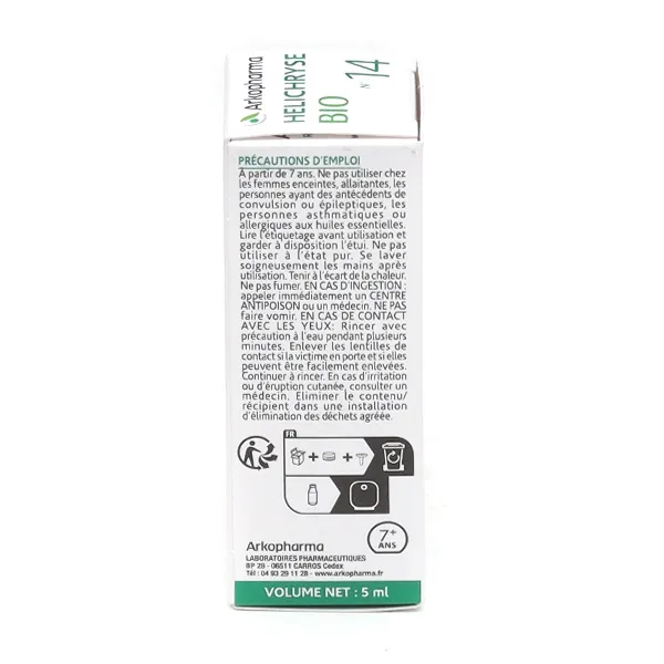 Arkopharma Huile essentielle d'Hélichryse bio n°14