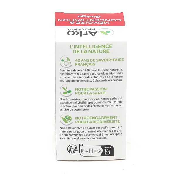 Arkogélules ginkgo bio gélules