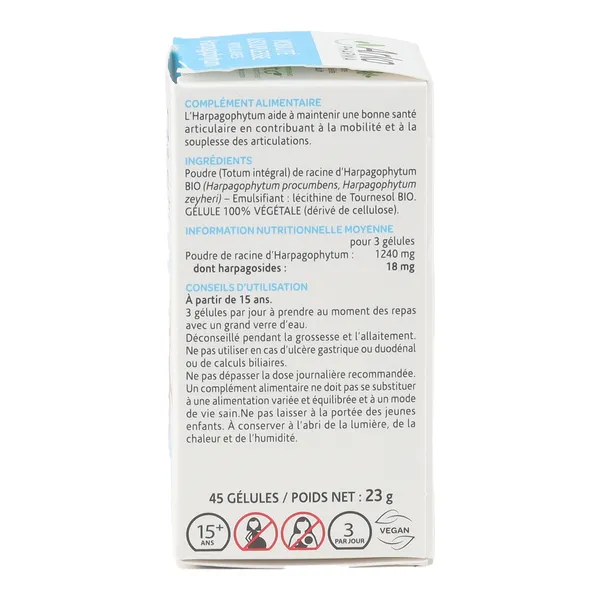 Arkogélules Harpagophytum Bio gélules