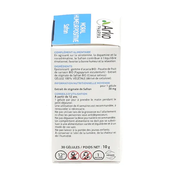 Arkopharma Safran Bio gélules